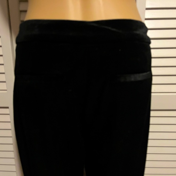Pretty Belle Vere size 8 black velvet tuxedo look pants NWT - Picture 2 of 7